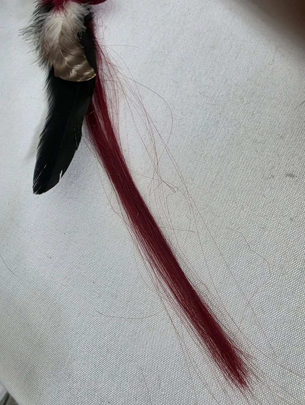 5 Feather Hair Extensions Color Strips Highlights Clip In Feathers